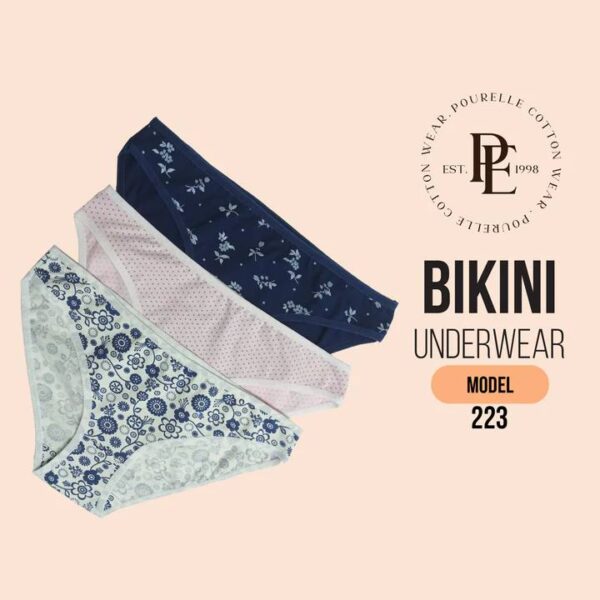 اندرات بيوريل بكينى قطن 3 قطع