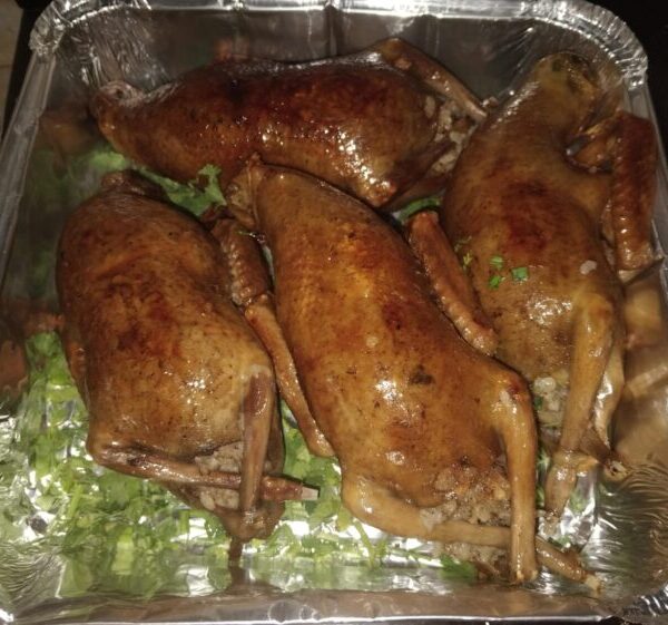 حمام محشي فريك او رزه